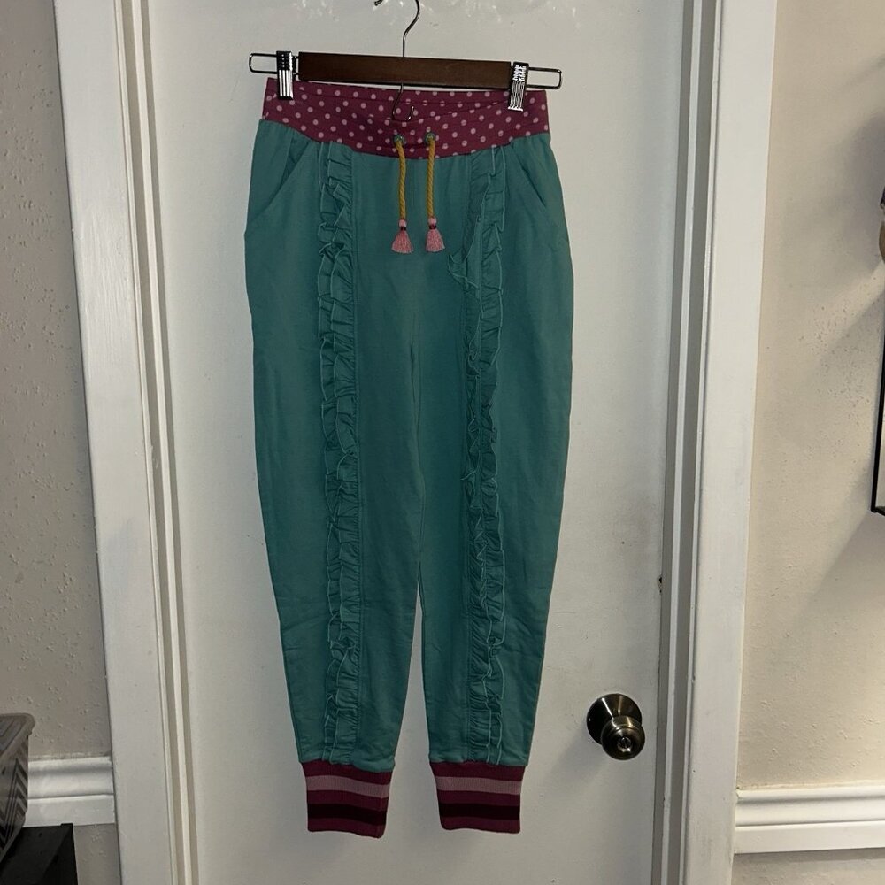 Matilda Jane Polka Dot Tassel Race At Recess Casual Jogger Pants Size 10 - Picture 2 of 7